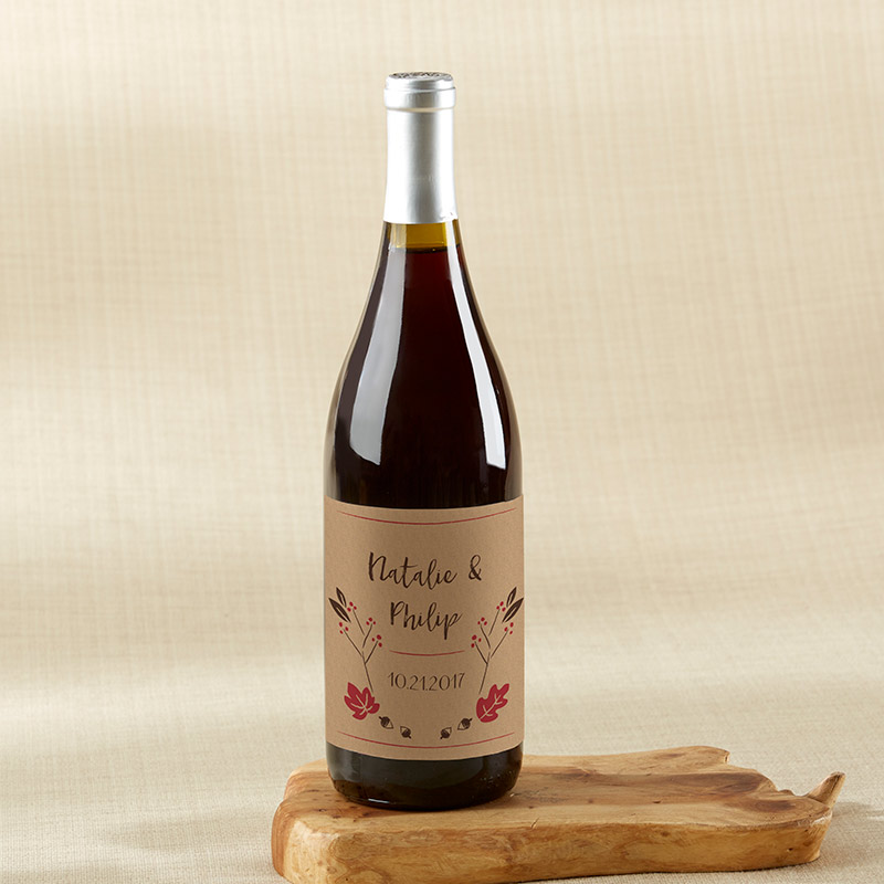 Picture of Kate Aspen 31680FA Personalized Wine Bottle Labels - Fall
