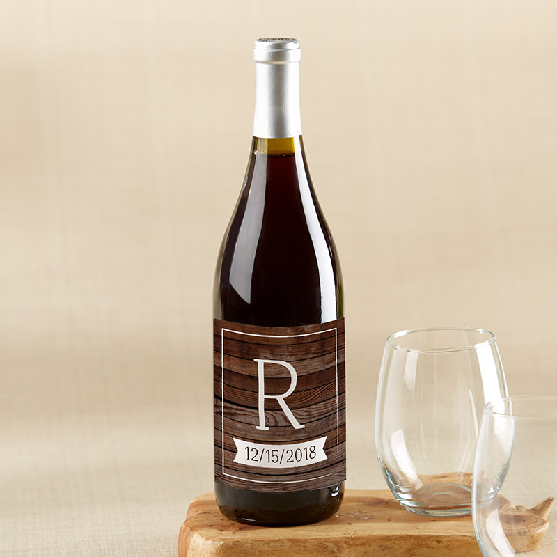 Picture of Kate Aspen 31863NA Personalized Wine Bottle Labels - Winter