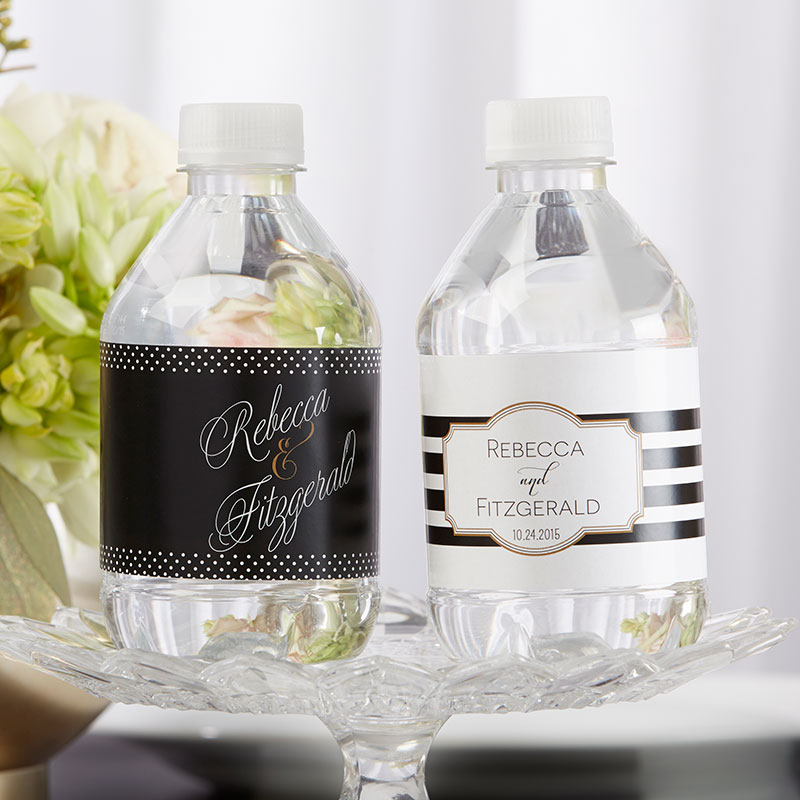 Picture of Kate Aspen 31420NA Personalized Water Bottle Labels - Classic