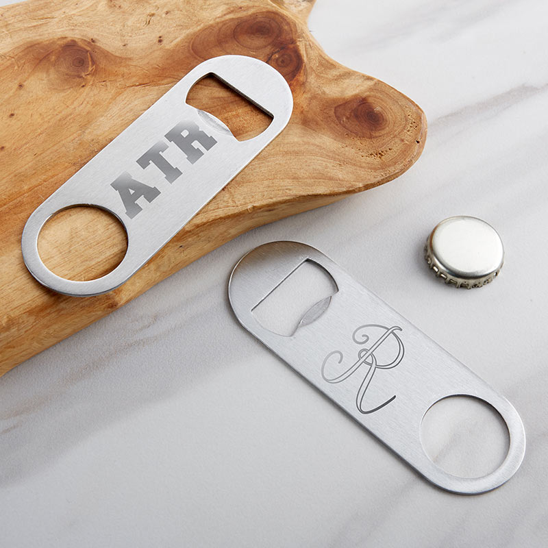 Picture of Kate Aspen 11347NA-ENG Personalized Engraved Silver Oblong Bottle Opener