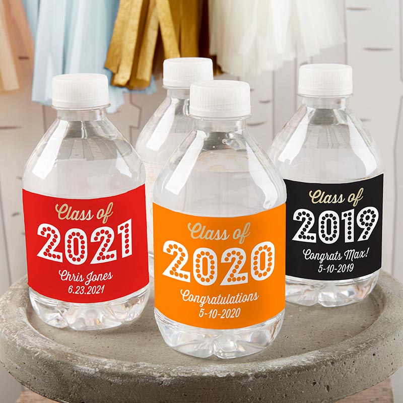 Picture of Kate Aspen 31797NA Personalized Water Bottle Labels - Class of 2019