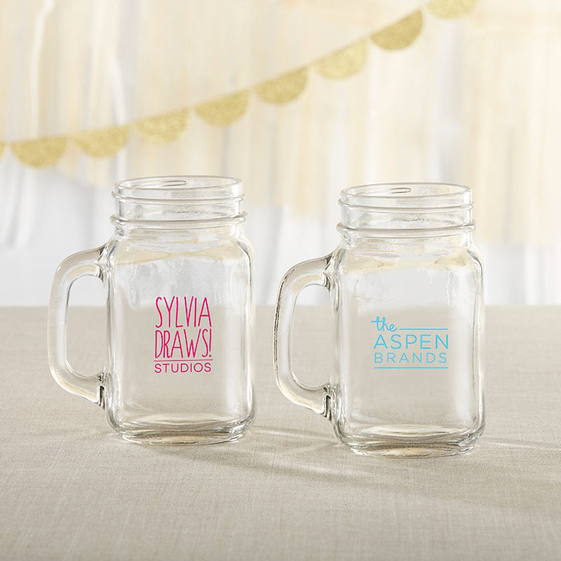 Picture of Kate Aspen 30036NA-CP 16 oz Personalized Mason Jar Mug