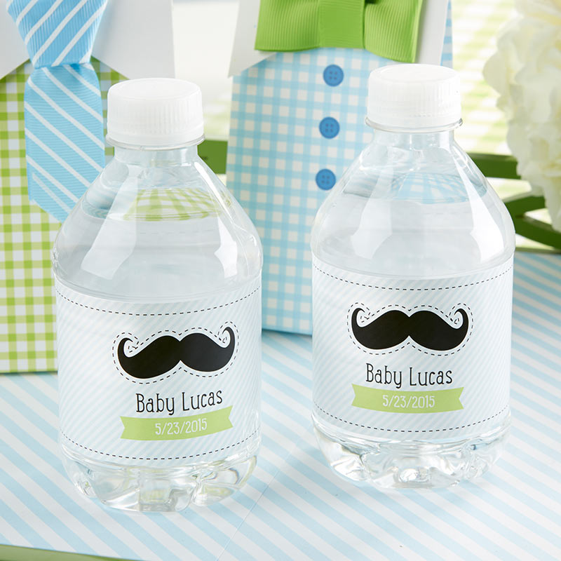 Picture of Kate Aspen 31316NA Personalized Water Bottle Labels - Little Man