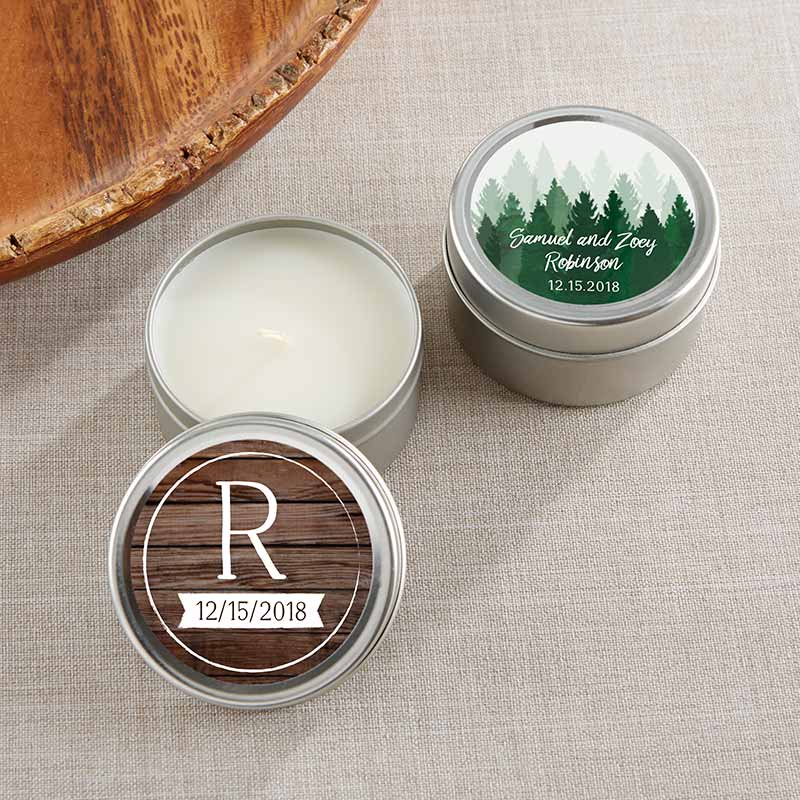 Picture of Kate Aspen 20155NA-WIN Personalized Travel Candle - Winter