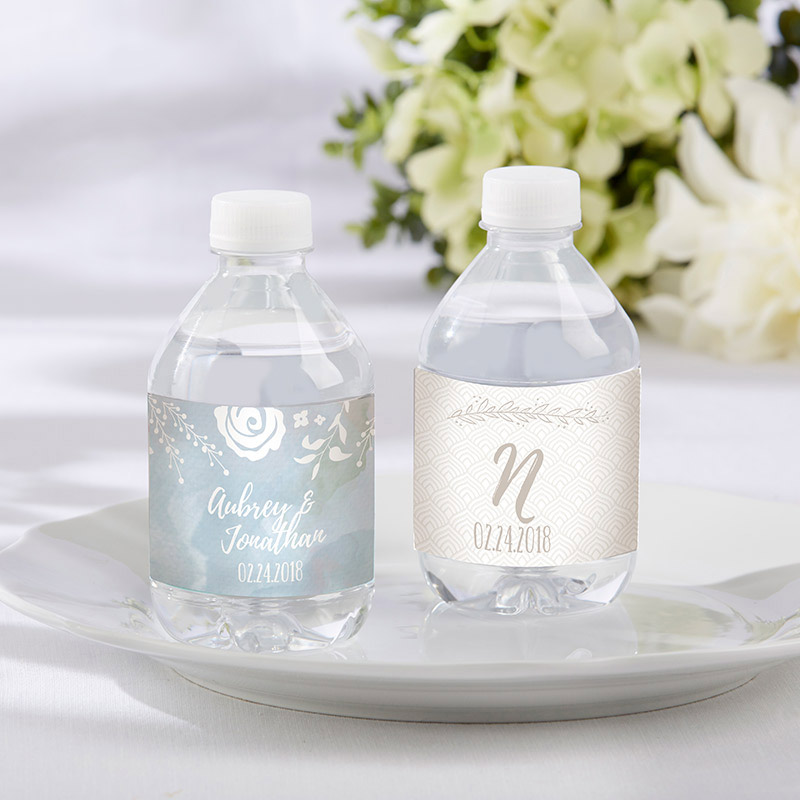 Picture of Kate Aspen 31738NA Personalized Water Bottle Labels - Ethereal