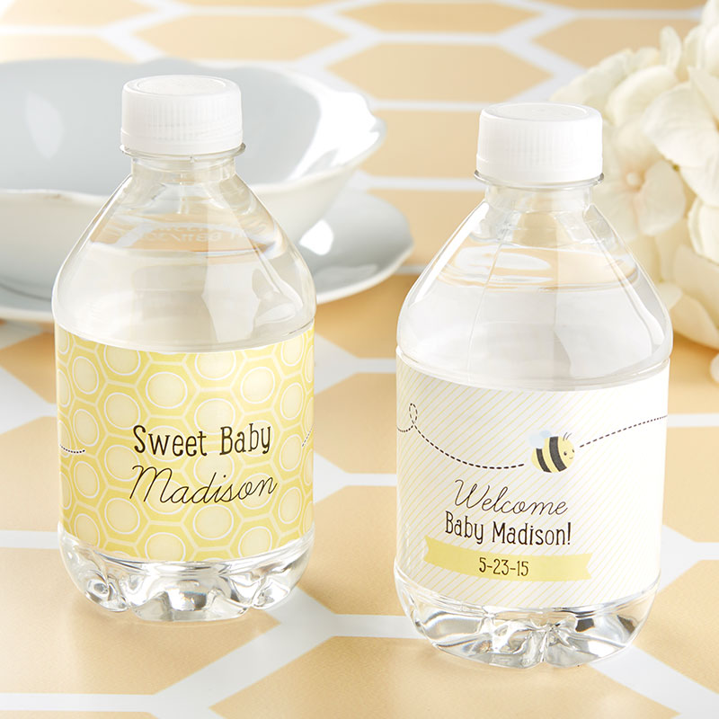Picture of Kate Aspen 31337NA Kates Sweet as Can Bee Personalized Water Bottle Labels
