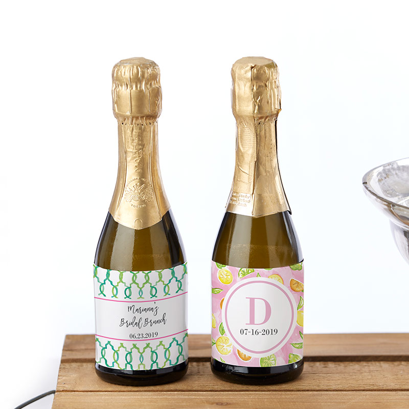 Picture of Kate Aspen 31914NA Personalized Mini Wine Bottle Labels - Cheery & Chic