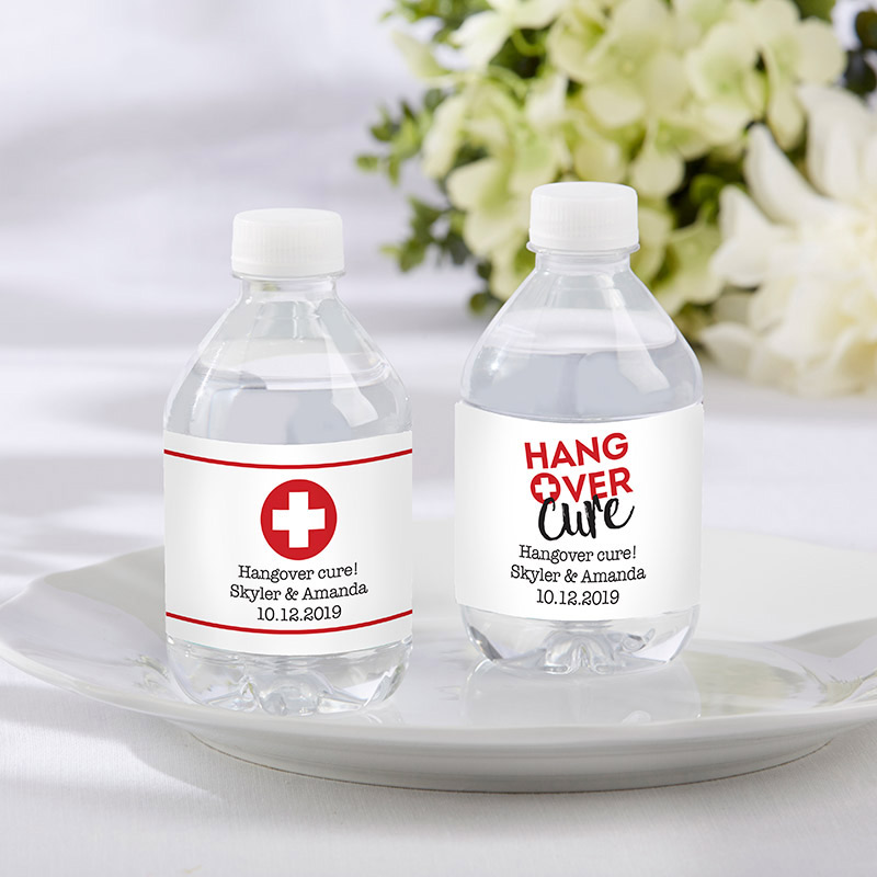 Picture of Kate Aspen 31957NA Personalized Water Bottle Labels - Hangover
