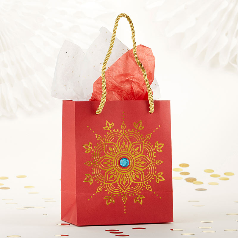 Picture of Kate Aspen 28431NA Indian Jewel Gift Bag&#44; Set of 6