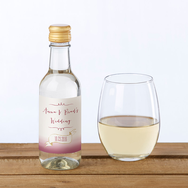 Picture of Kate Aspen 31685VY Personalized Mini Wine Bottle Labels - Vineyard