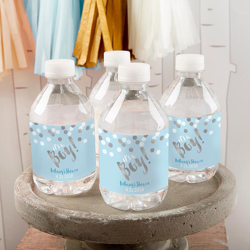 Picture of Kate Aspen 31773NA Personalized Water Bottle Labels - Its a Boy