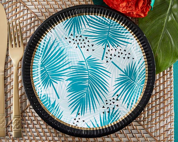 28323NA Tropical Chic Paper Plates