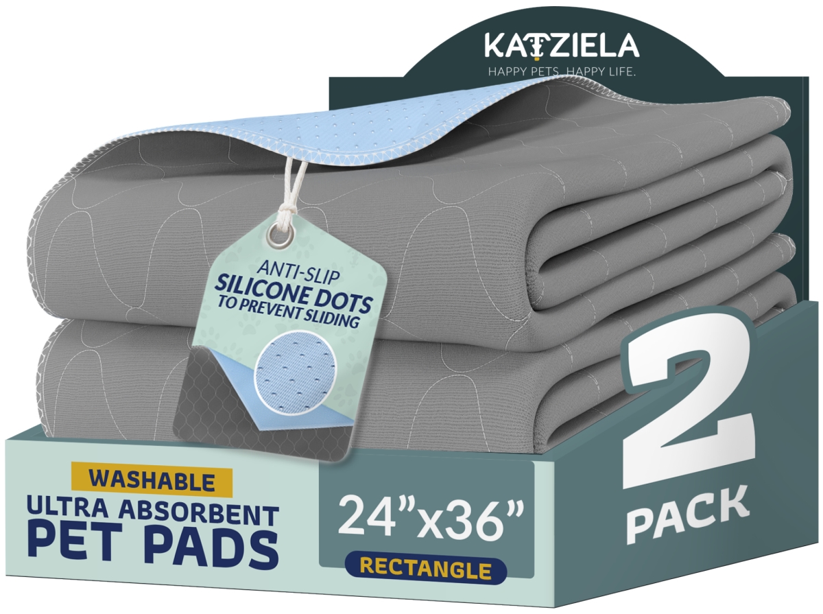 KAT-WPPGW-24x36-2 Washable Pee Pads  24  36 (2 Pack)