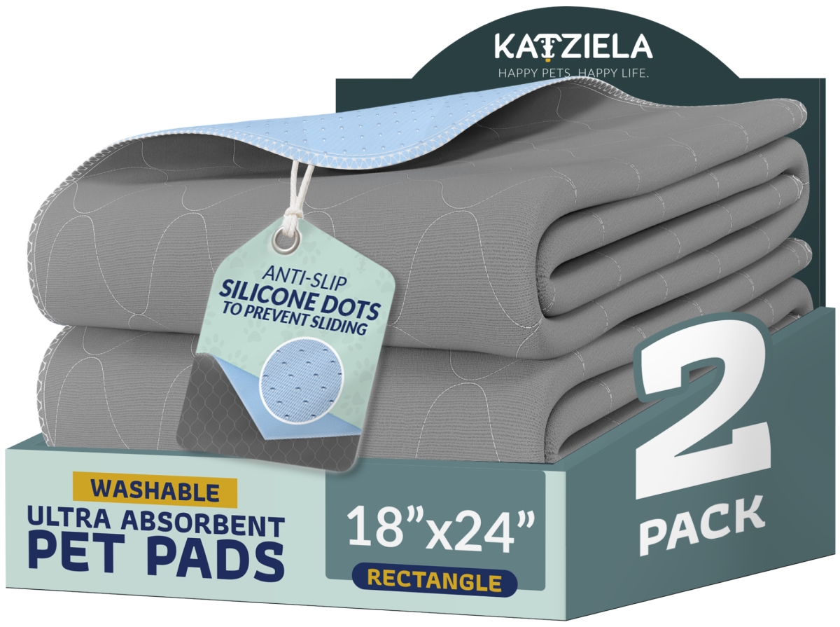 KAT-WPPGW-18x24-2 Washable Pee Pads  18  24 (2 Pack)