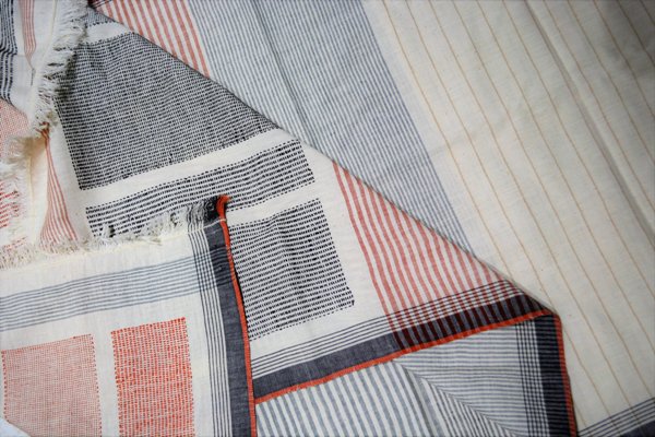 OMTXHW90-Reversible Handwoven Reversible Cotton Blanket