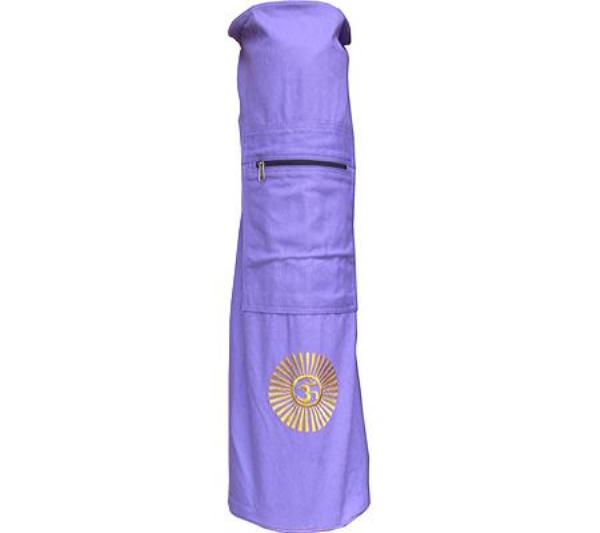 OM Natraj Duffel Yoga Mat Bag, Dark Lavender