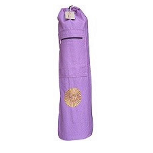 OM Natraj Duffel Yoga Mat Bag, Light Lavendar