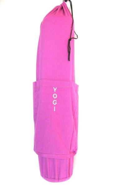 OM102091-Pinkharmony Yoga Slogan Mat Bag - Pinkharmony