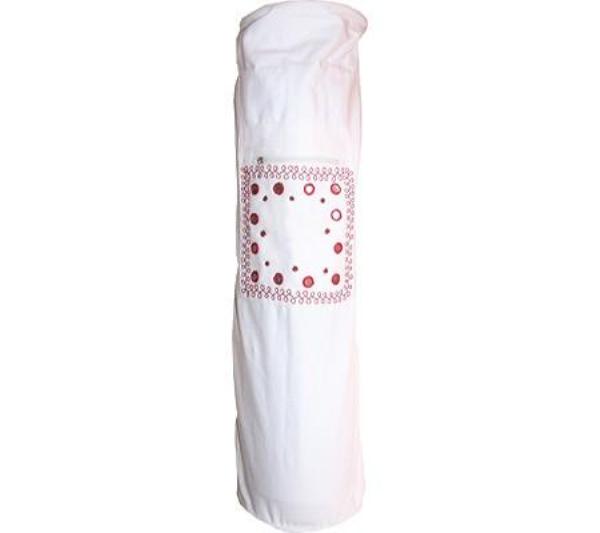 Beaded Yoga Mat Bag - White