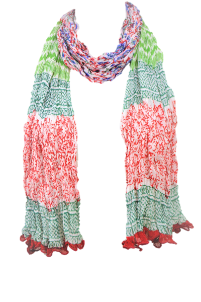 Picture of OMSutra OMS5051-Style2 Floral Chiffon Scarves - Style 2