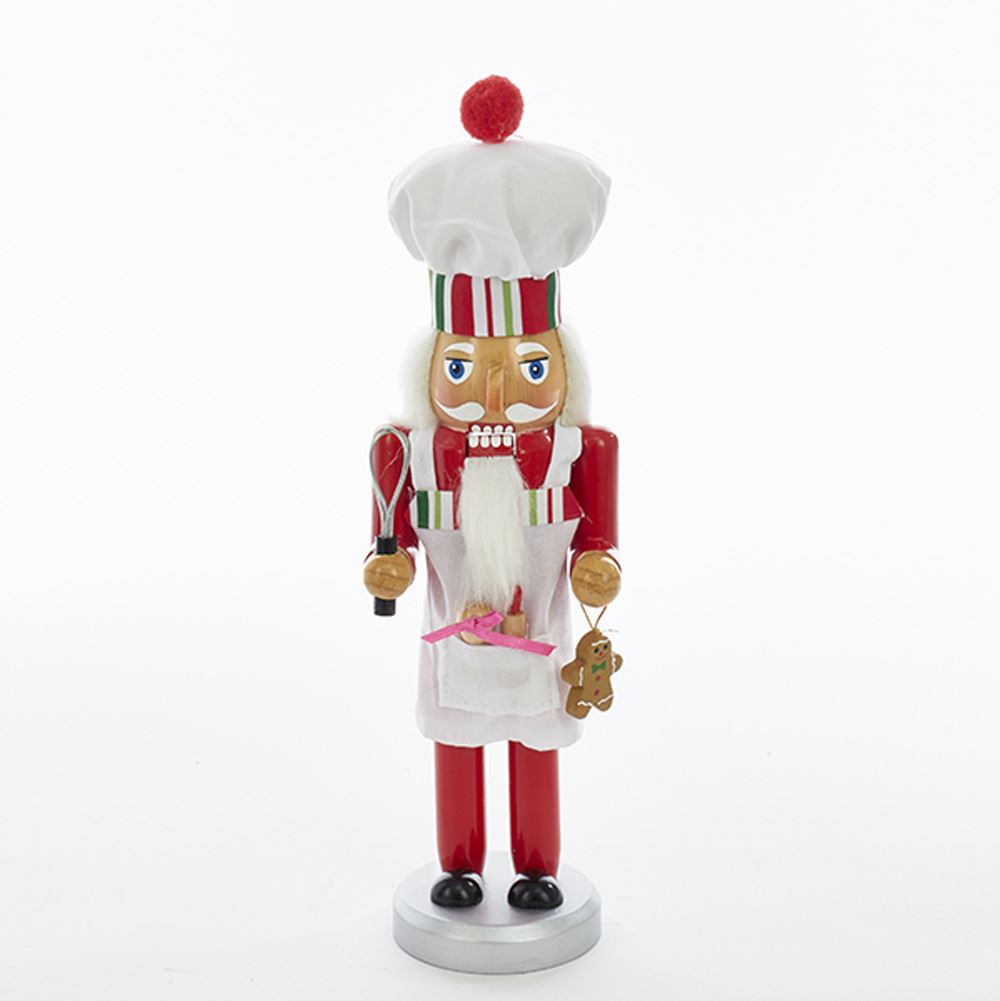 Kurt S. Adler C5844 Wooden Chef Nutcracker - 10 in.
