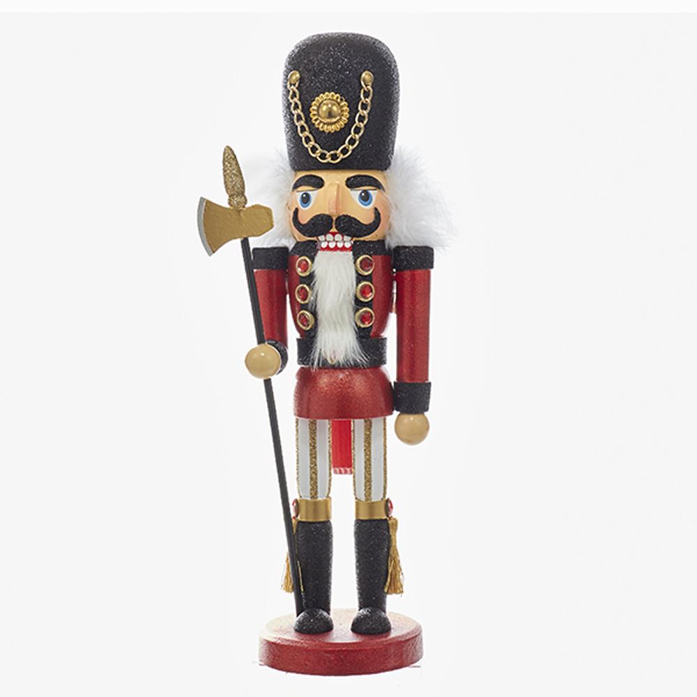 Hollywood Soldier Nutcracker, Red & Black - 15 in.