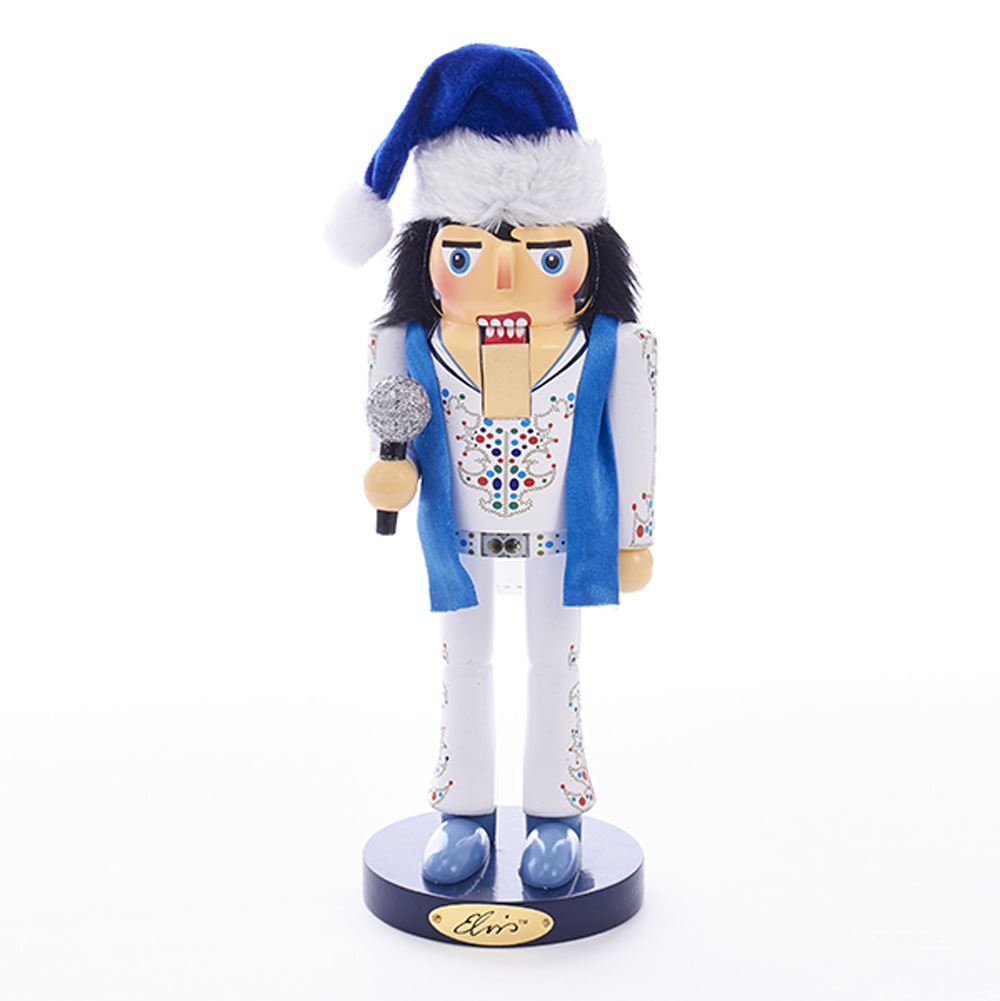 Elvis King of Spades Nutcracker - 11 in.