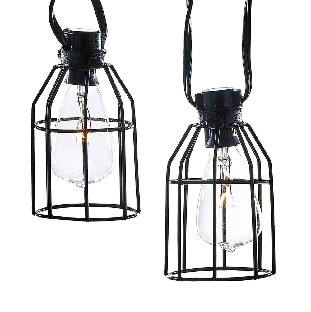 UL 10-Light C7 Cage Lantern Light Set