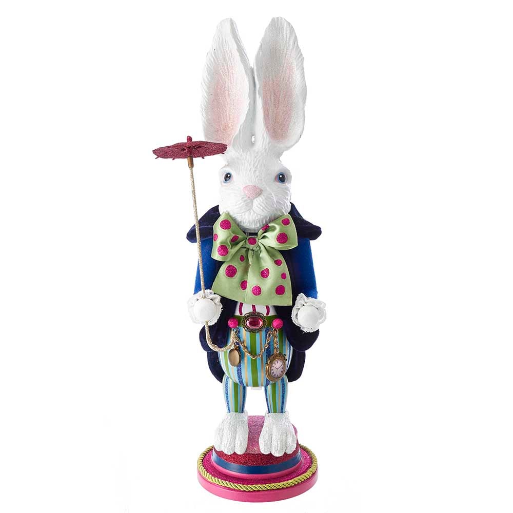 Picture of Hollywood Nutcrackers HA0382 18 in. White Rabbit Nutcracker
