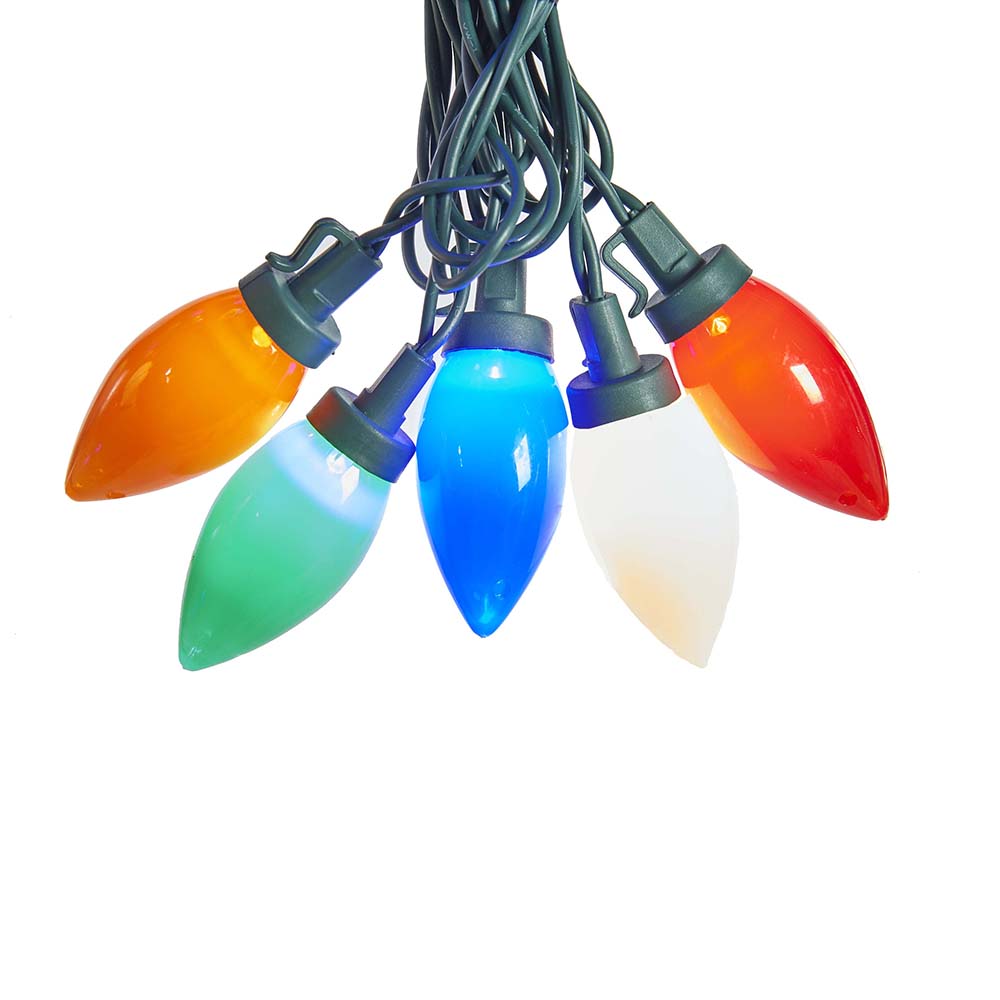 Multi-Color LED C9 Bulb 25 Light Set