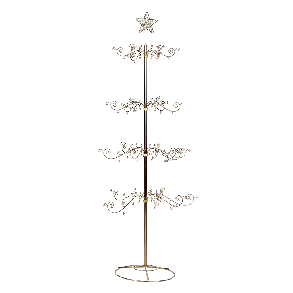 7 ft. Gold Metal Tree - Gold - 7 ft.