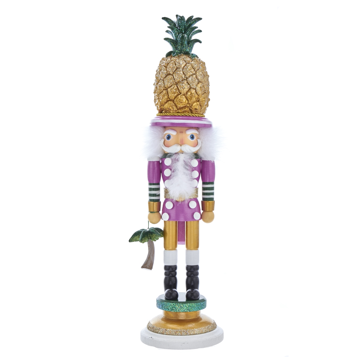 Picture of Hollywood Nutcrackers HA0473 19.5 in. Pineapple Hat Nutcracker