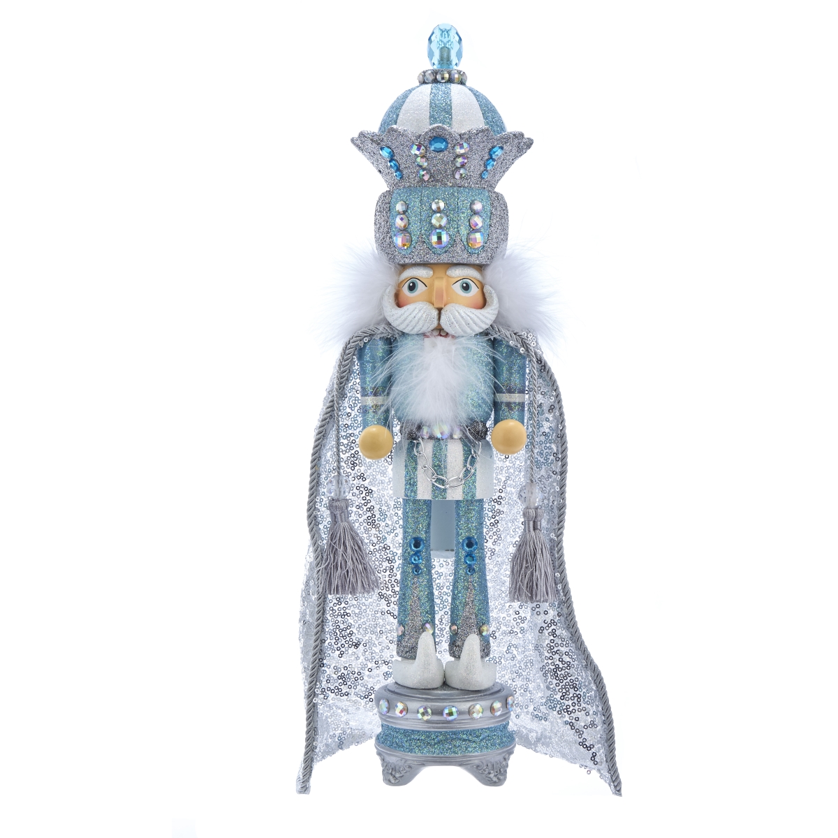 Picture of Hollywood Nutcrackers HA0462 18.5 in. Blue & Silver King Nutcracker