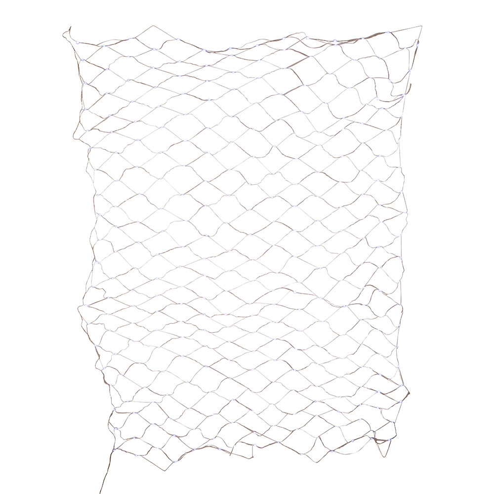 6 ft. 300-Light Starburst Cool White LED Net Light