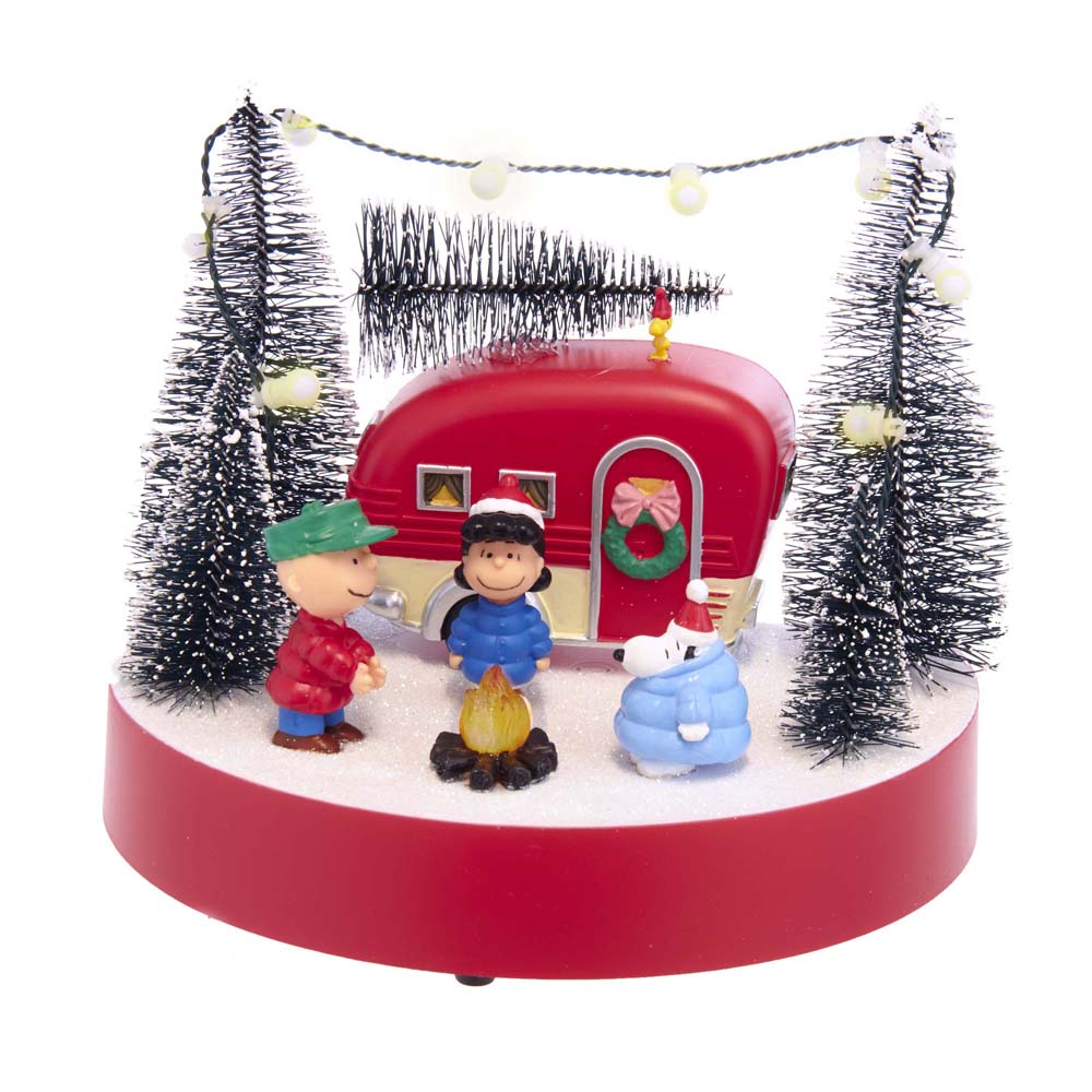 7 in. Battery-Operated  Musical Camper Scene Table Piece