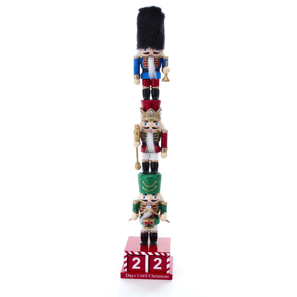 Picture of Kurt S. Adler C5920 16 in. Stacked Miniature Nutcracker with Calendar