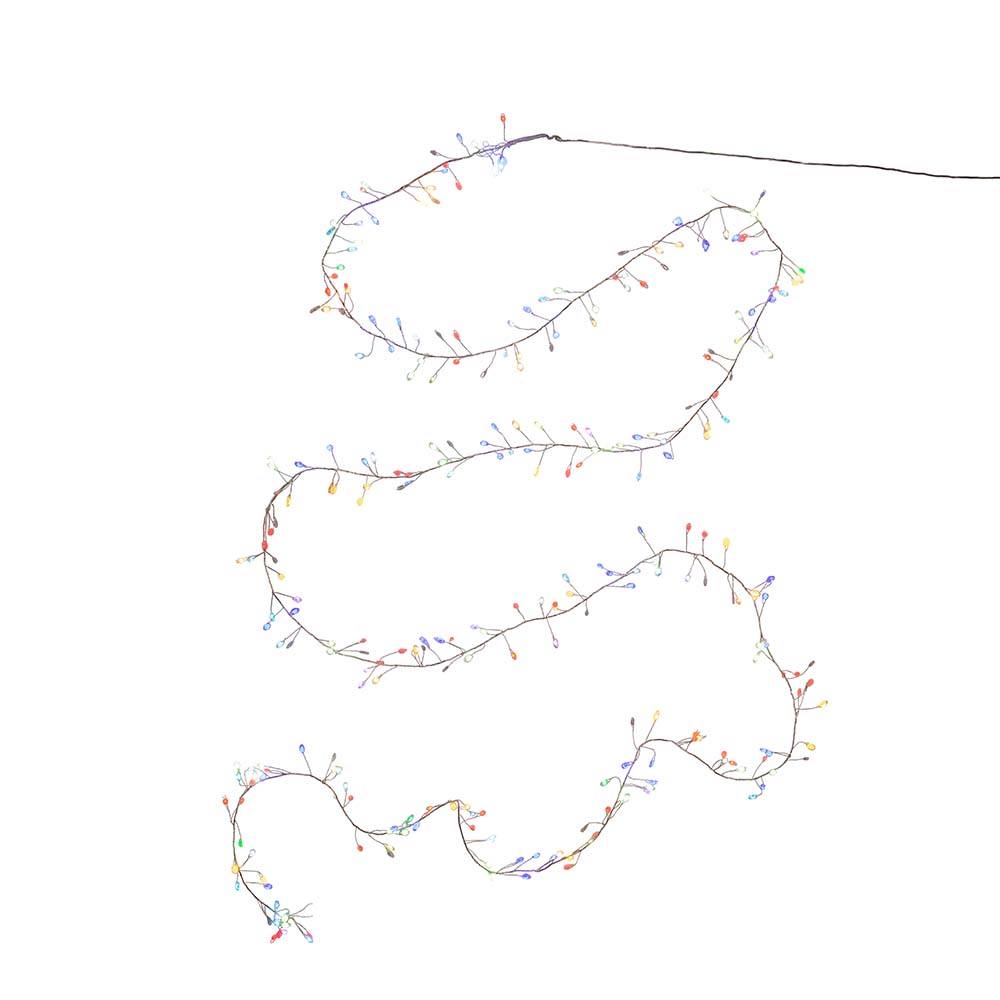 300-Light Cluster Garland with RGB LED Lights
