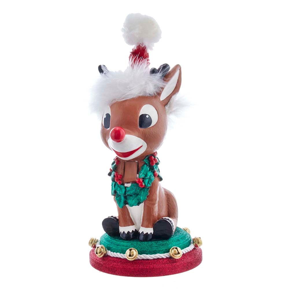 Picture of Rudolph the Red Nose Reindeer RU6201L 12 in. Hollywood Rudolph Nutcracker