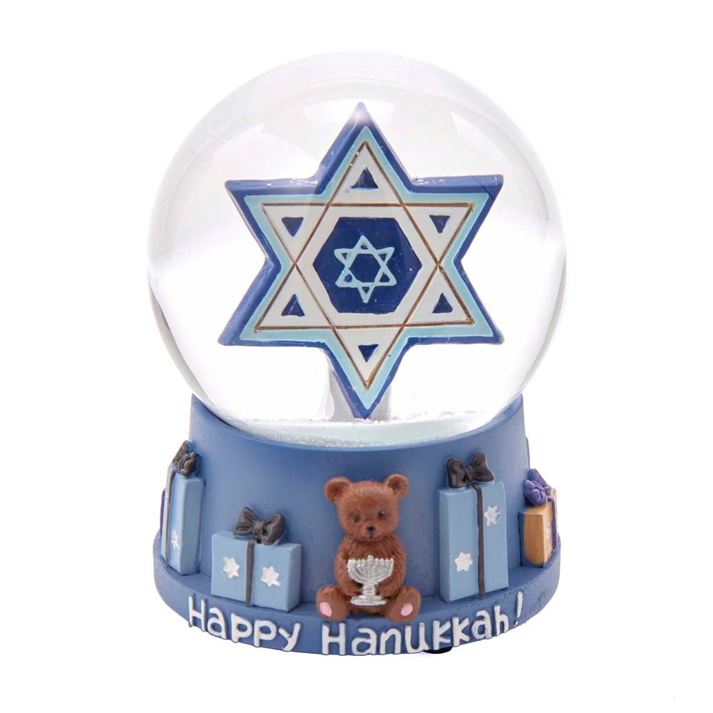 Kurt S. Adler  100 mm Musical Hanukkah Star of David Waterglobe