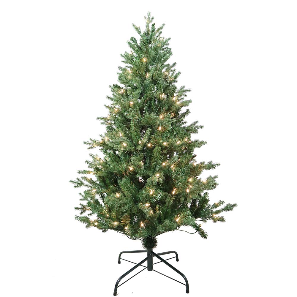 Kurt Adler TR60450PLC 4.5 ft. Pre-Lit Clear Incandescent Jackson Pine Tree