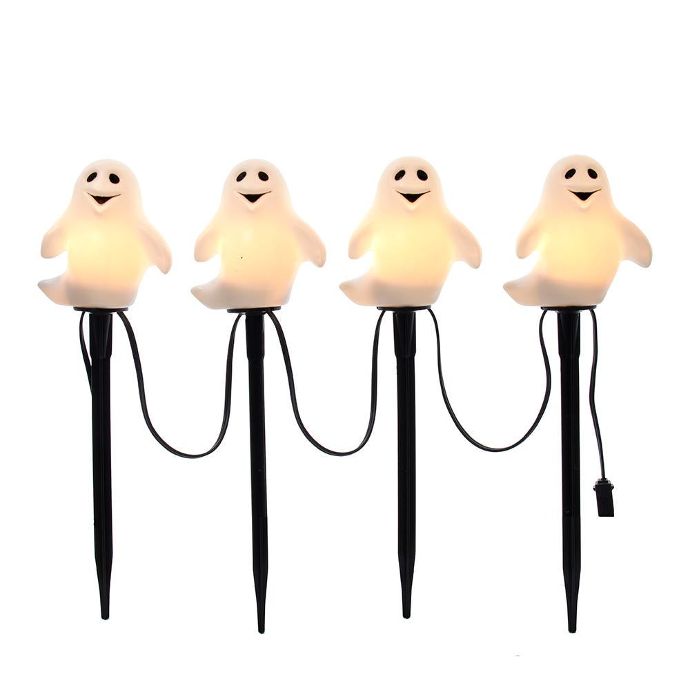 Ghost Yard Stake Light Set - 4 Piece