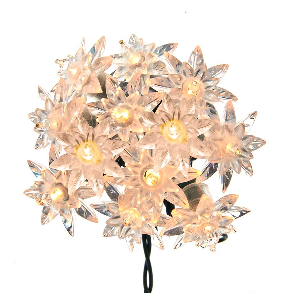 20-Light Clear Flower Light Set