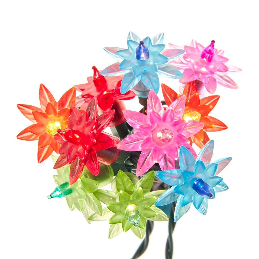 Kurt S. Adler UL4335M UL 20-Light Multi Color Flower Light Set, Multi Color