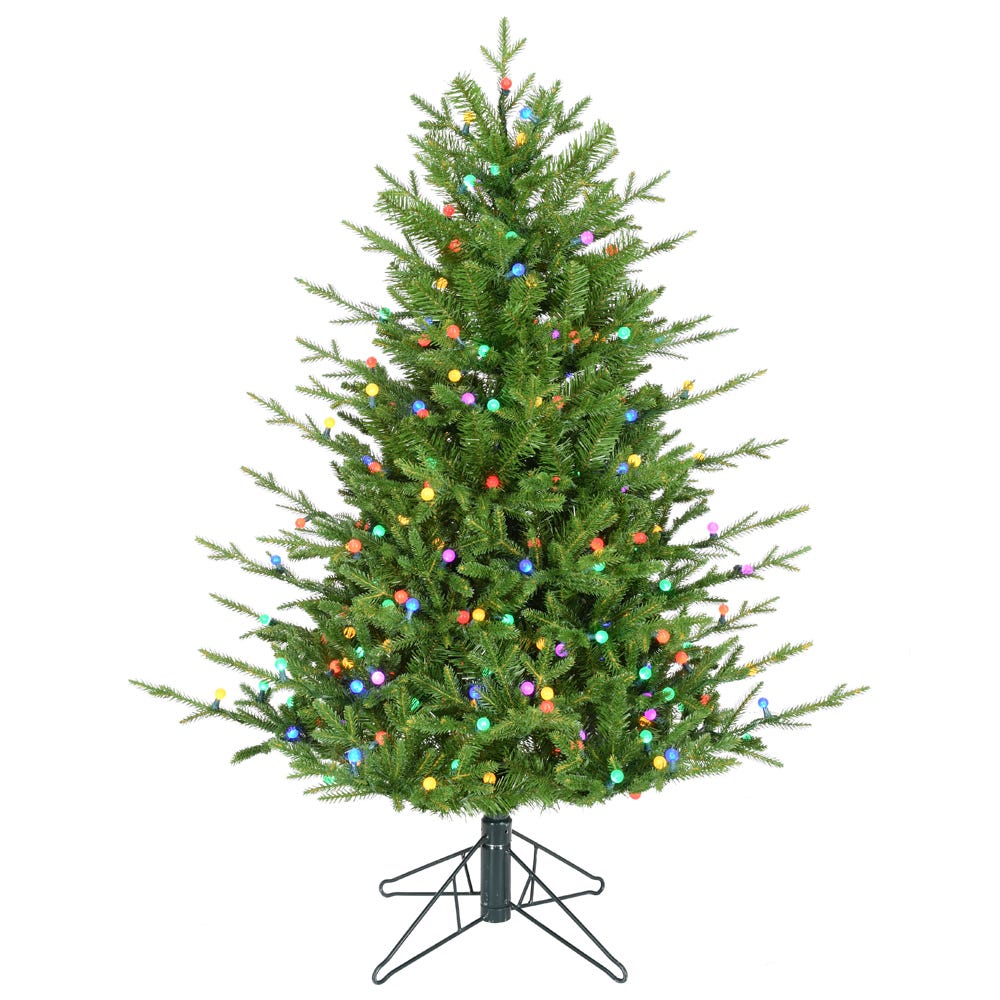 4 ft. Pre-Lit LED Timberland Tree, Multi Color