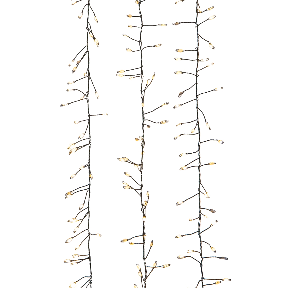 9.8 ft. 300-Light LED Fairy Cluster Garland, Warm White