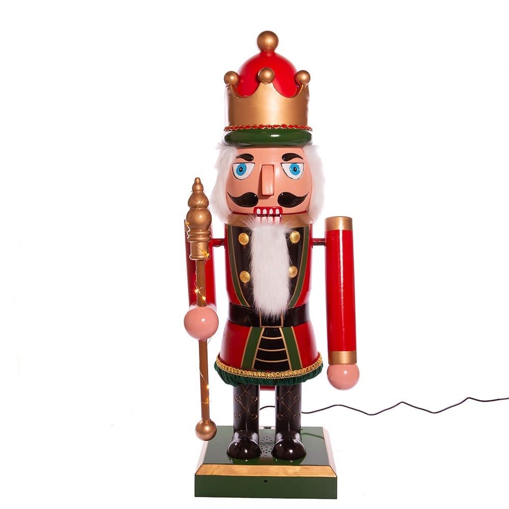 Picture of Kurt S. Adler JEL0972 43 in. Lighted Musical Collapsible Nutcracker