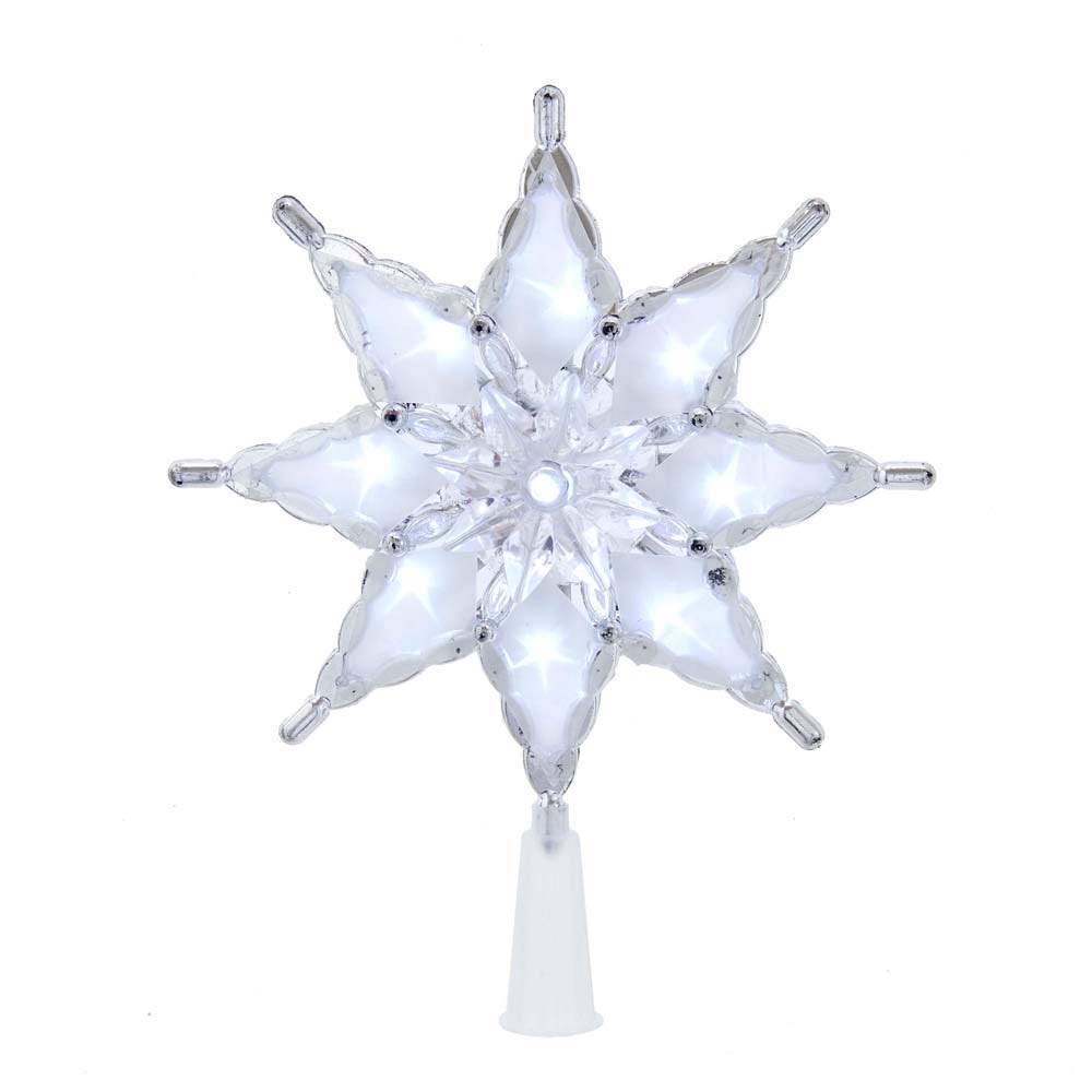 Picture of Kurt S. Adler AD2815 10 in. 8-Point Star Tree Top with Cool White LED Lights