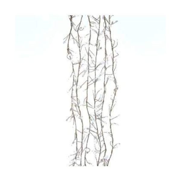 300-Light Cluster LED Twinkle Lights Garland, Cool White