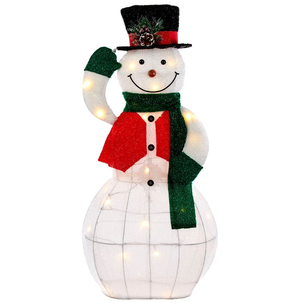 36 in. Light Up LED Animated Snowman