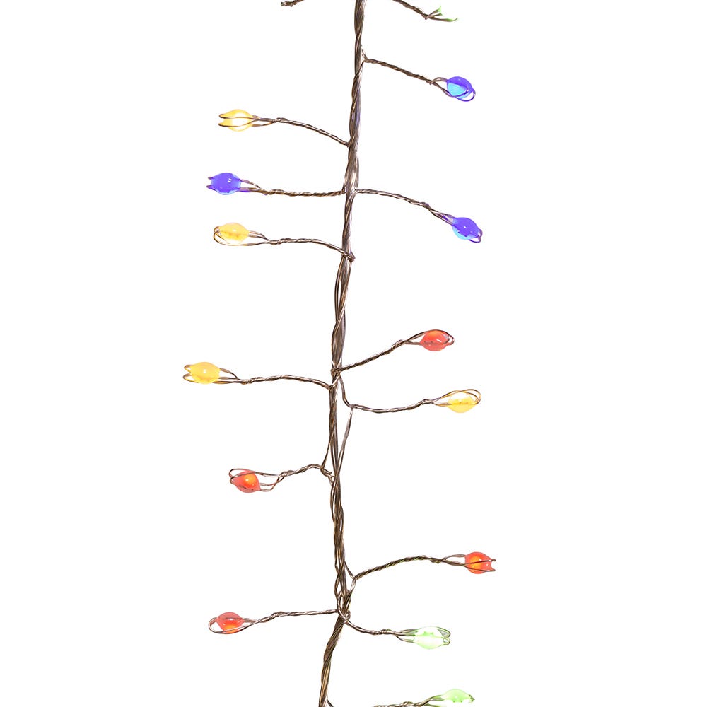 300-Light Multicolor Superbright LED Cluster Light Set